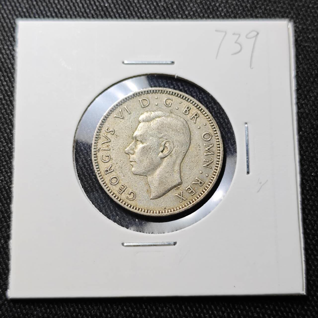 KK钱币收藏小铺 （套币 好品/批量散币 银币）专场  2月预留时间 周末发货  1946英国1先令银币