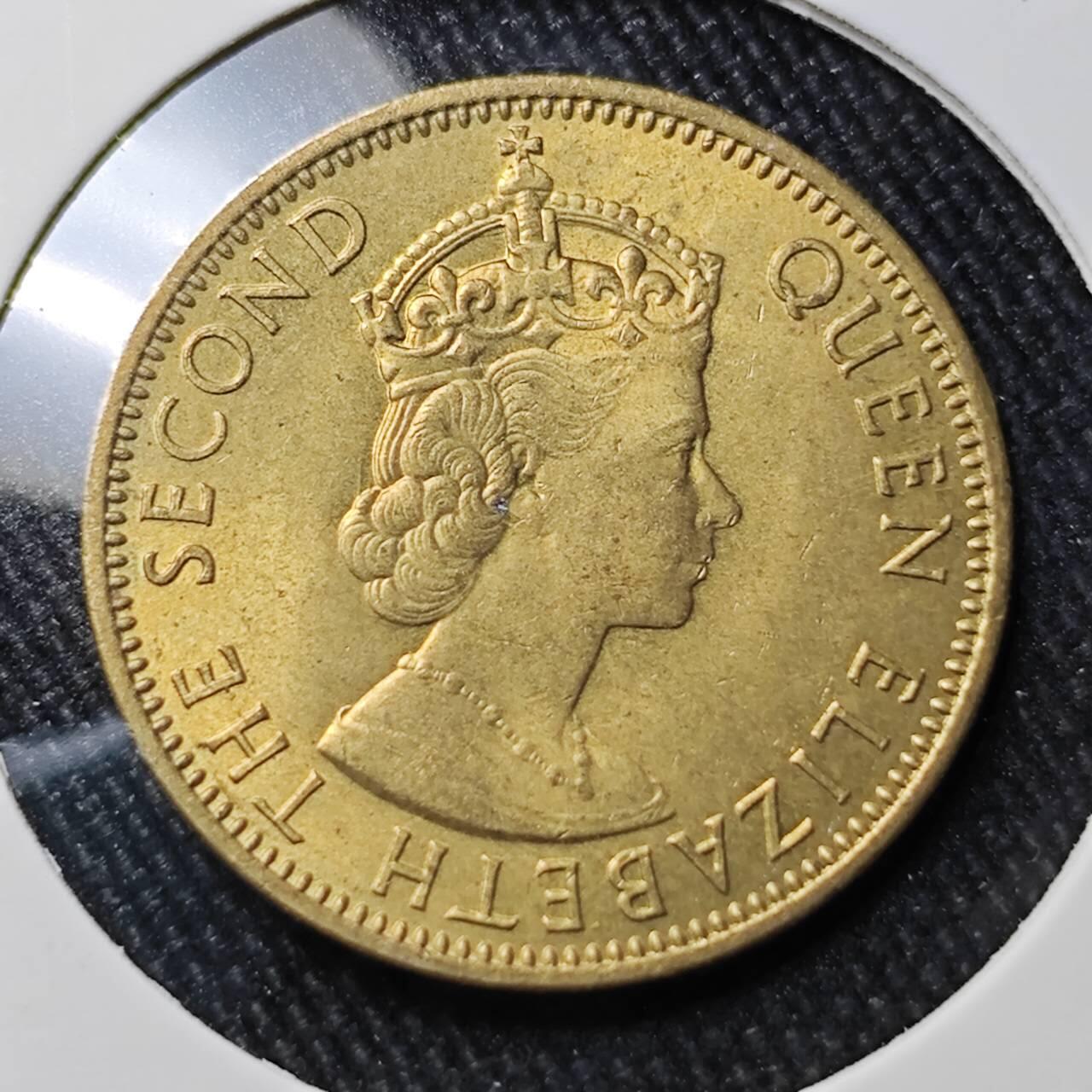 KK钱币收藏小铺 （套币 好品/批量散币 银币）专场  2月预留时间 周末发货  1963英属牙买加0.5分铜币 好品