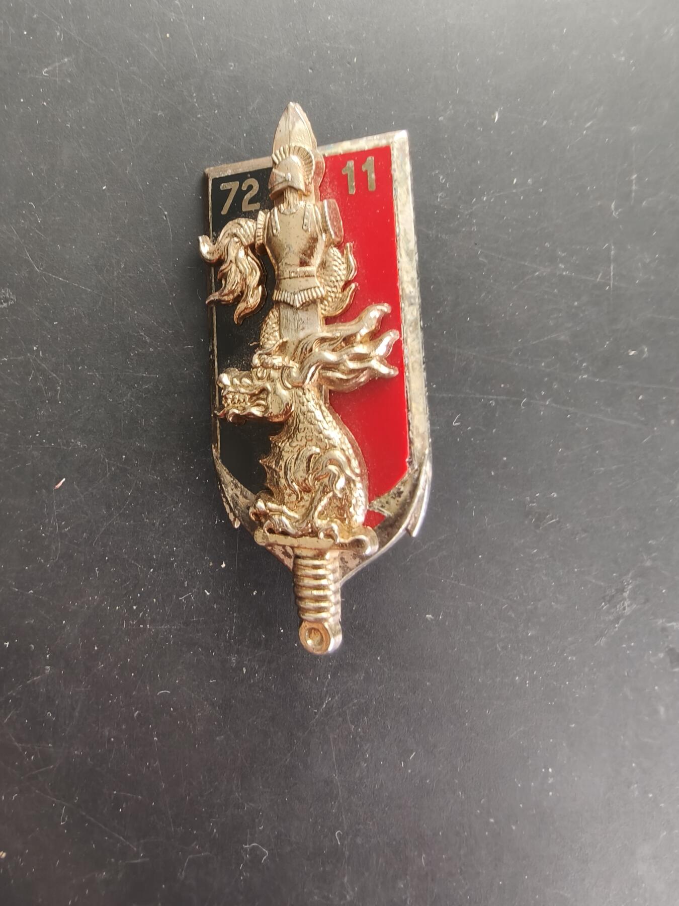 老王徽章第166期 法国72工兵团第11连证章
