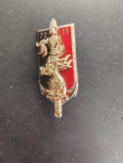 老王徽章第166期 - 法国72工兵团第11连证章