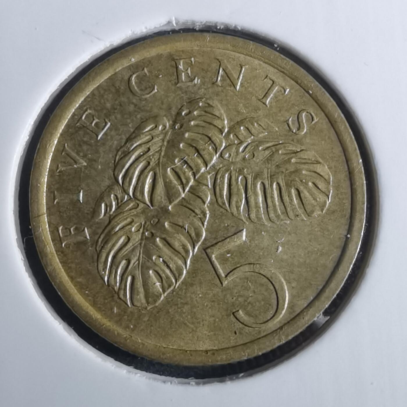 沼泽如烟--第916场 新加坡1986年五分