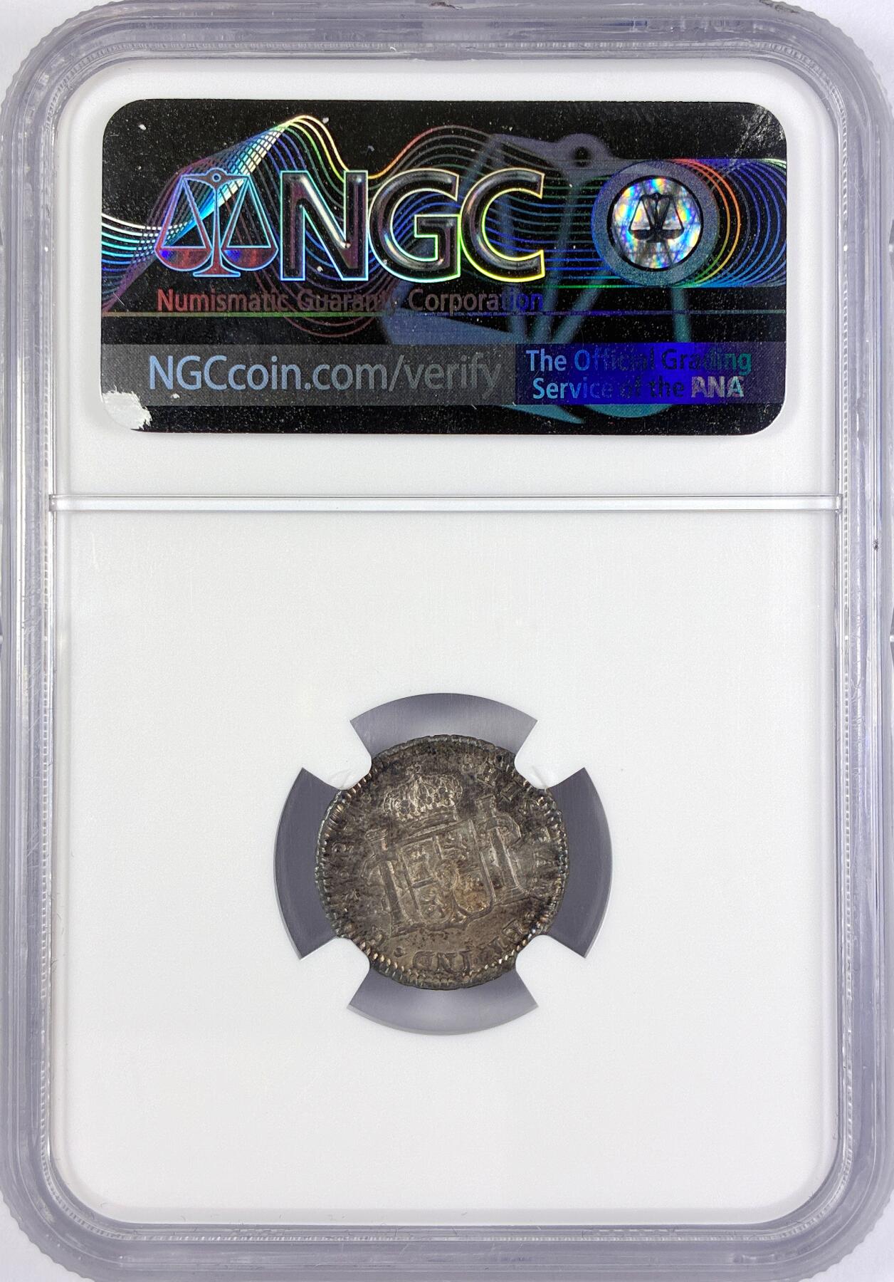 【雨安】【直播拍卖】【世界币章117期-评级币】2025-11-29 周六 19:30 保真 [评级美洲] Spain Bolivia 西属玻利维亚 1/2里亚尔 KM#0090 (1814-1825) 斐迪南七世 1822年  NGC-MS65