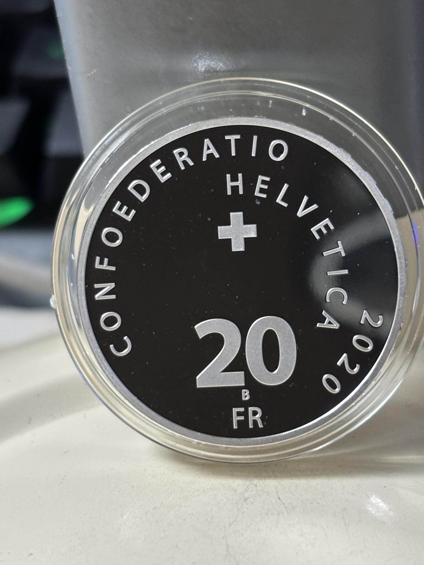 第183期拍卖 瑞士2020年消防150周年20法郎精制纪念银币，835银，20克，发行5000枚