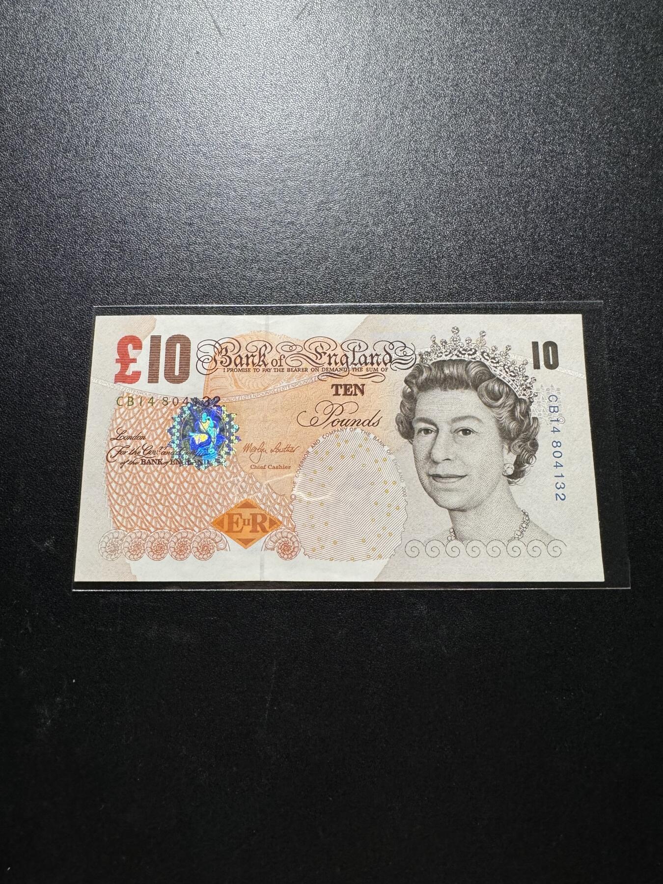 外币出坑 英镑F序列10【CB14 804132】