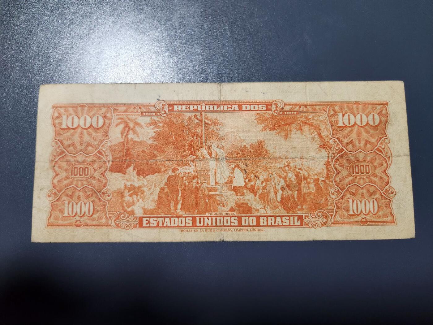 11月30号晚上8点 外国纸币自动截拍第66场 巴西1000手签高值稀少 原票