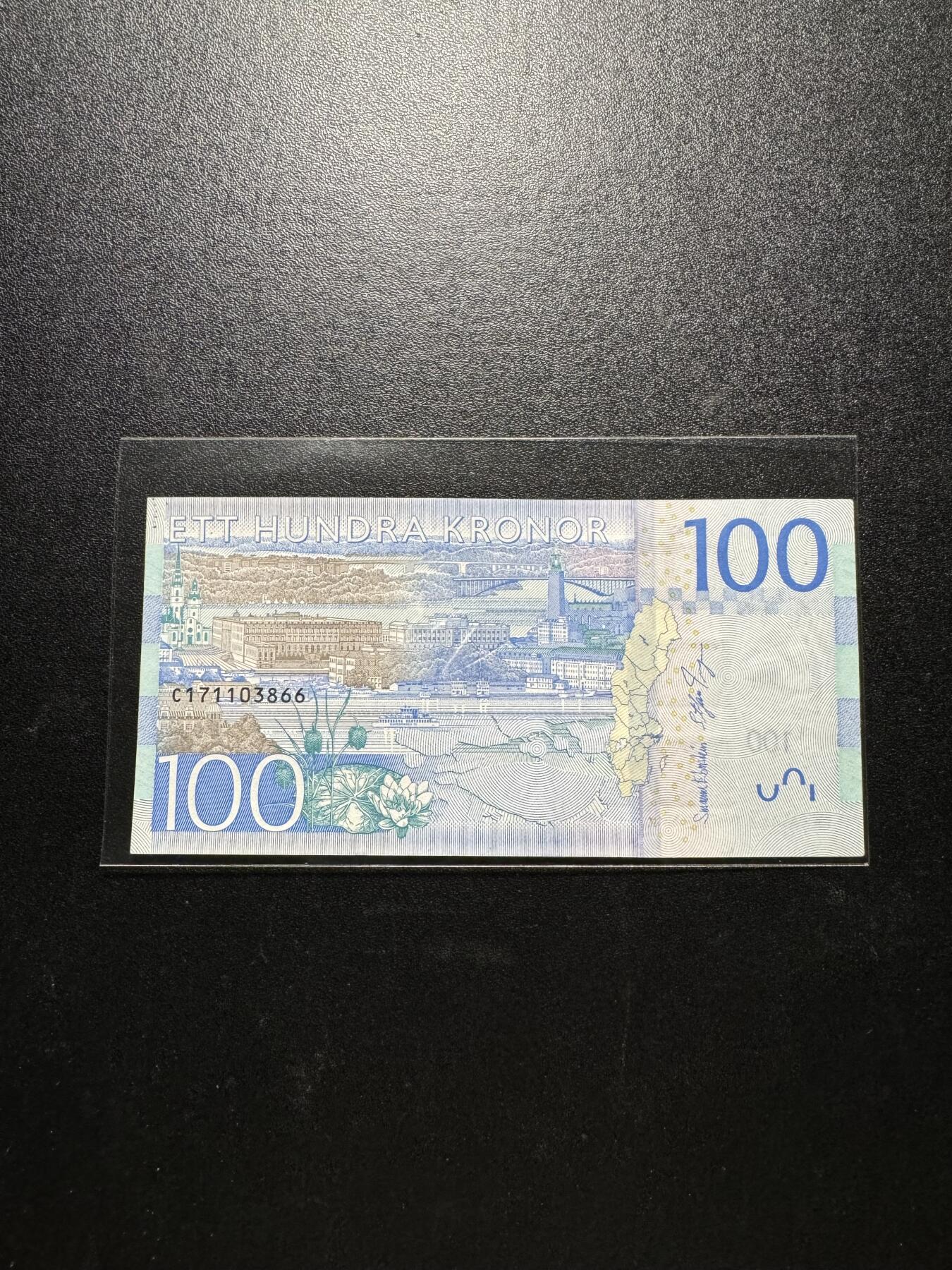 外币出坑 瑞典100克朗【C171103866】