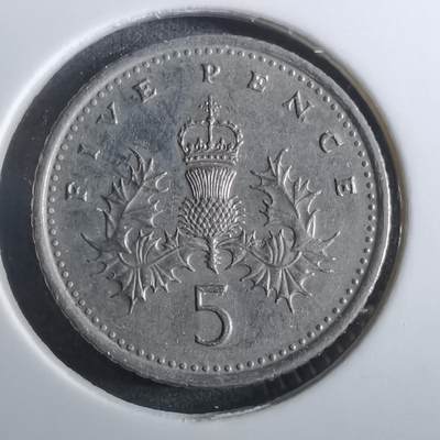 沼泽如烟--第916场 - 英国1992年5便士