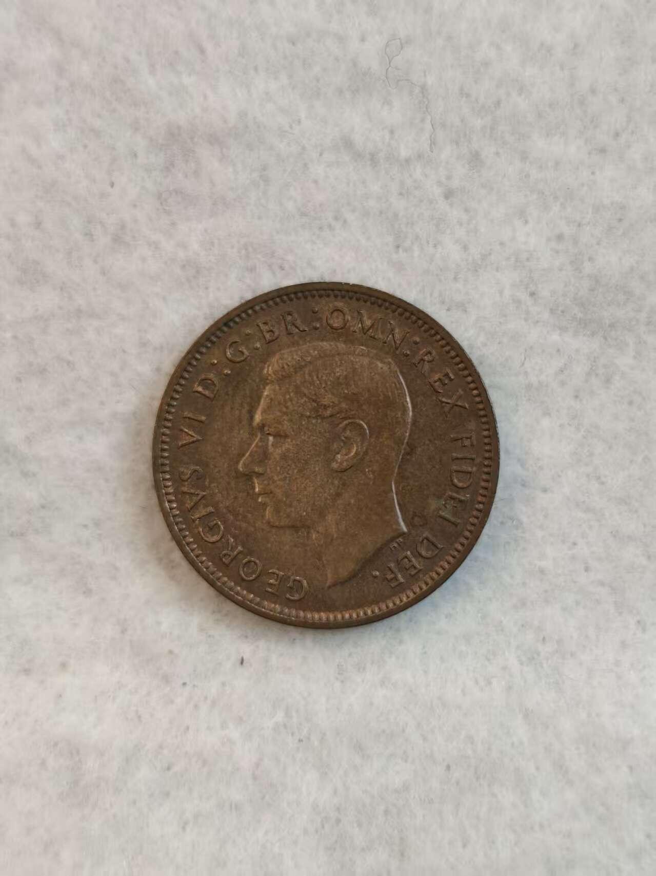 G&W世界散币，银币处理专场（第38场） 英国1952年1/4法新