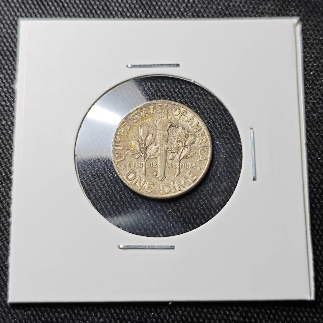 KK钱币收藏小铺 （套币 好品/批量散币 银币）专场  2月预留时间 周末发货   1963美国10分银币