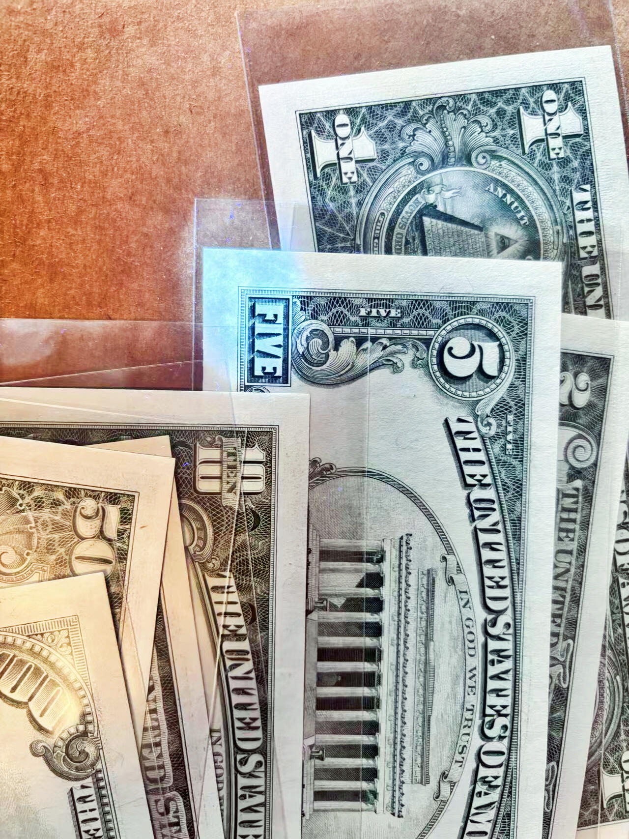 【Blue Auction】世界纸币精拍第756期——18级TOP拍卖/信誉/品质/专业/高效💫 【一组7张】美国 小头 1-100美金 UNC/UNC-