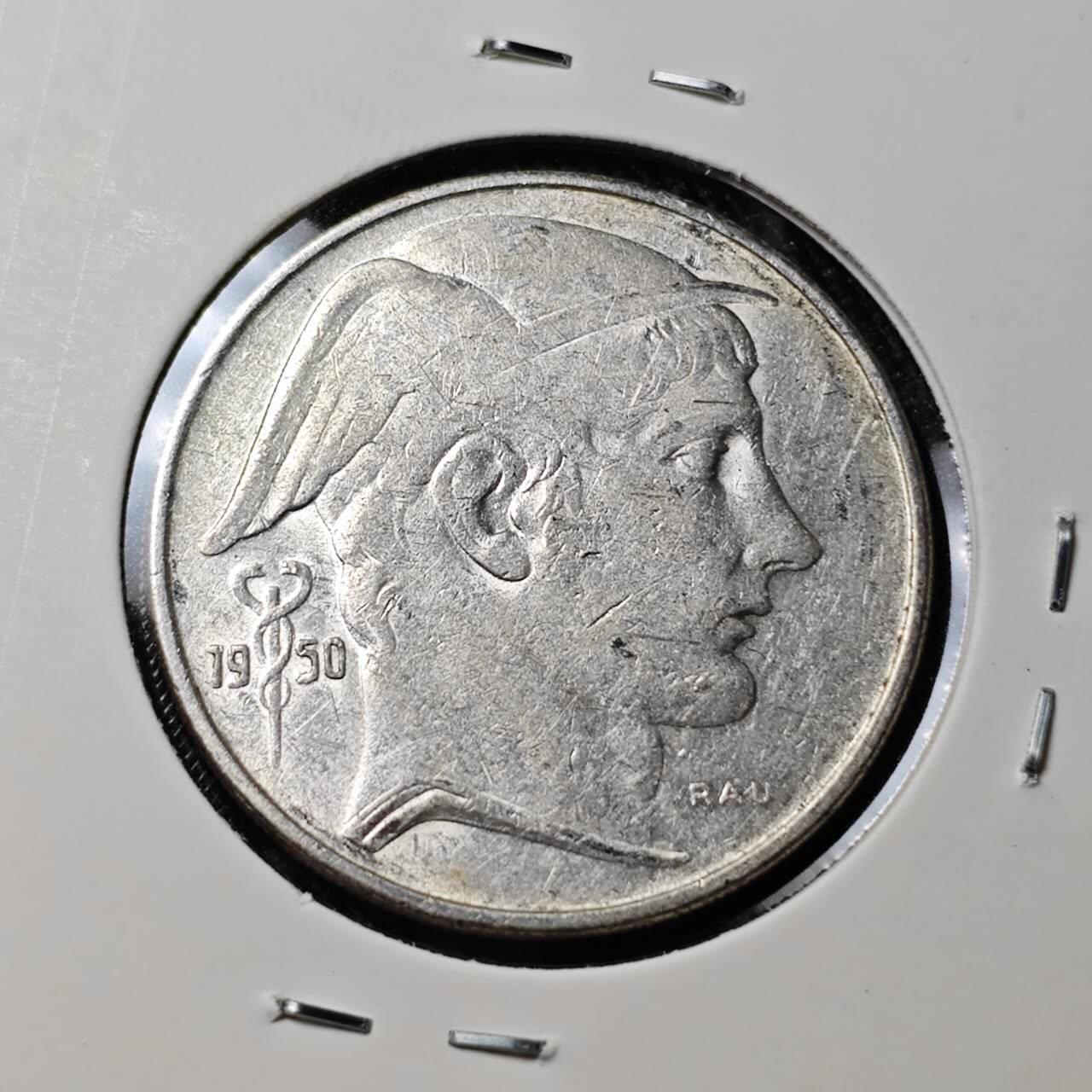 KK钱币收藏小铺 （套币 好品/批量散币 银币）专场  2月预留时间 周末发货  1950比利时20法郎银币