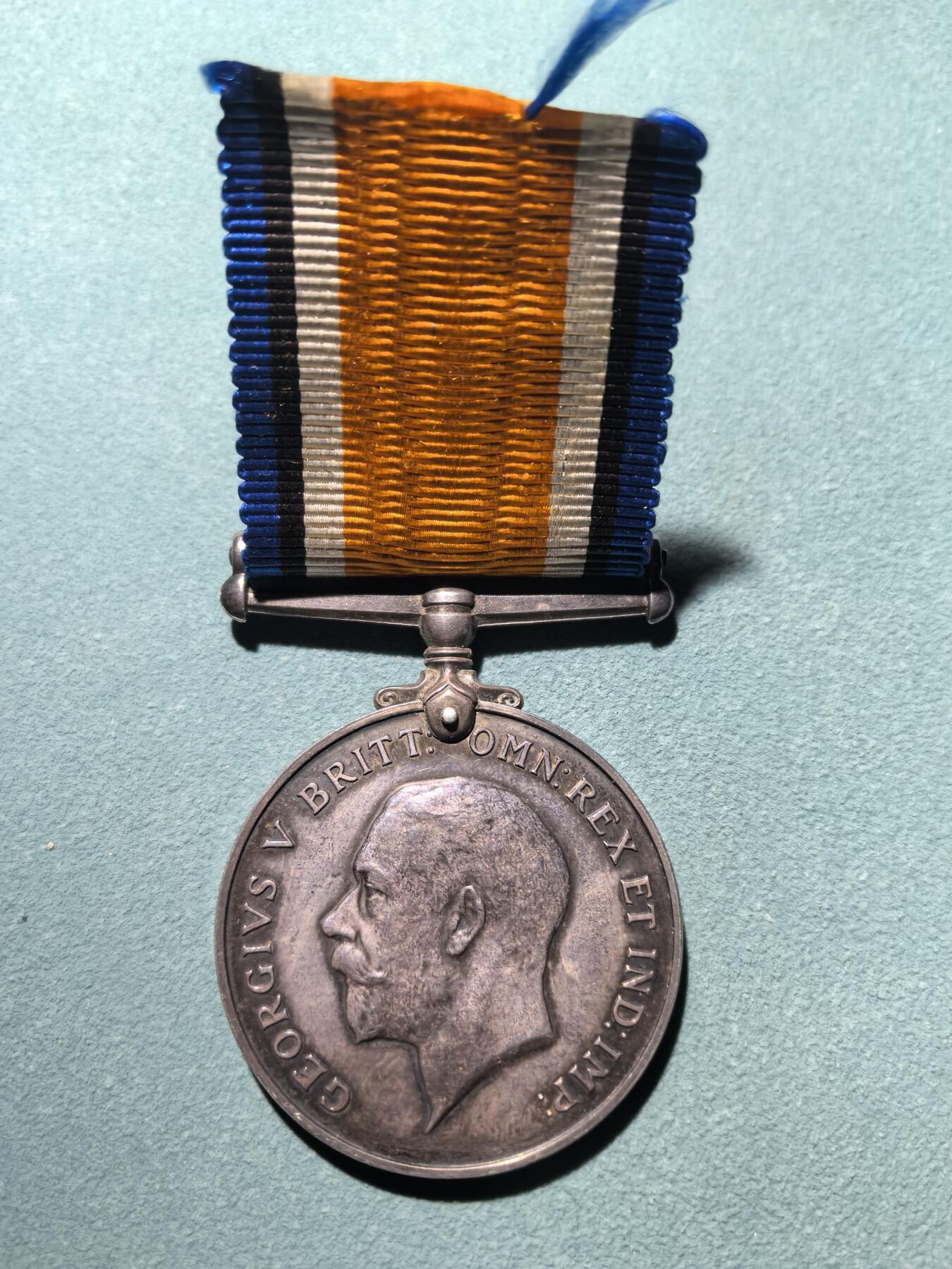 盛世勋华——号角文化勋章邮票专场拍卖第290期 英国一战战争奖章 银制 重1盎司925银 原绶带带边铭