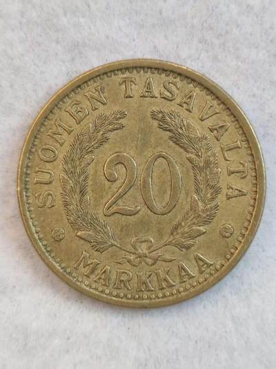 G&W世界散币，银币处理专场（第38场） - 芬兰1939年20马克