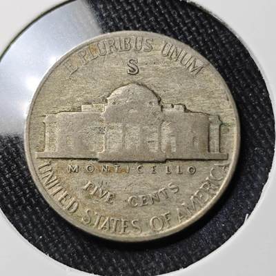 KK钱币收藏小铺 （套币 好品/批量散币 银币）专场  2月预留时间 周末发货 -  1944美国5分银币 S厂