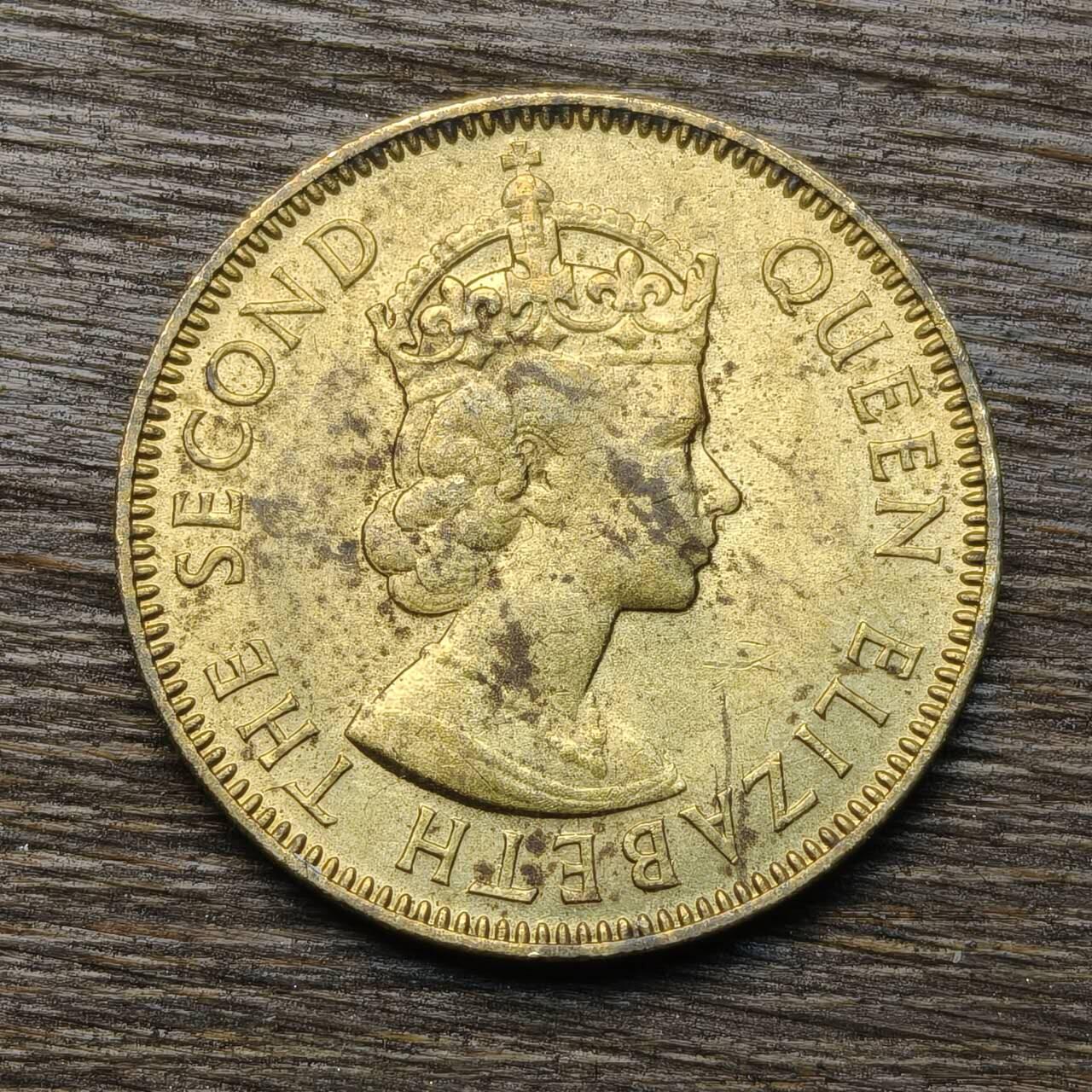 【铜匠收藏】★第133场★散币场，无佣金，30包邮。不满30元，支付5元运费。《接受代拍 代送NGC评级》 英属牙买加 1962年 半便士 铜币 伊丽莎白二世