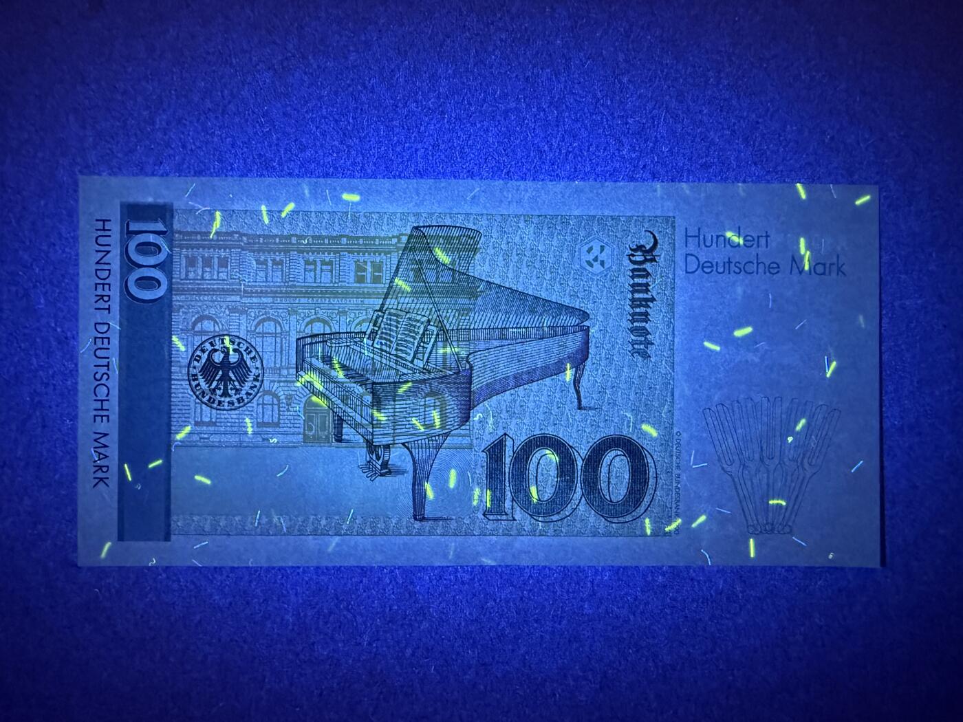 《艾美收藏》第222期-11.30周日外币畅拍 德国100马克 UNC 1989年 初版克拉拉 无4