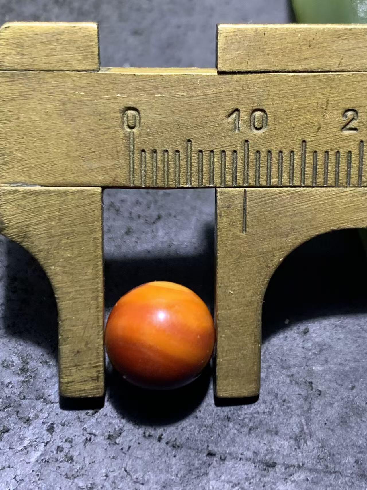 精美高玉化8字天眼纹缠丝玛瑙圆珠一颗，