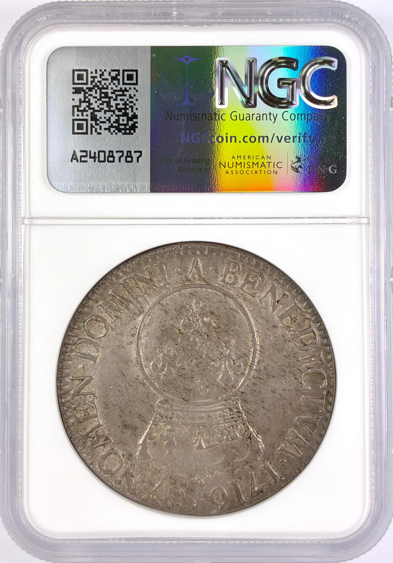 【雨安】【直播拍卖】【世界币章117期-评级币】2025-11-29 周六 19:30 保真 [评级法国] France 法国 1埃居 KM#0414 (1715-1718) 路易十五 儿童版小头像 1716年V  NGC-AU55 原味均匀老包浆 稀少厂别