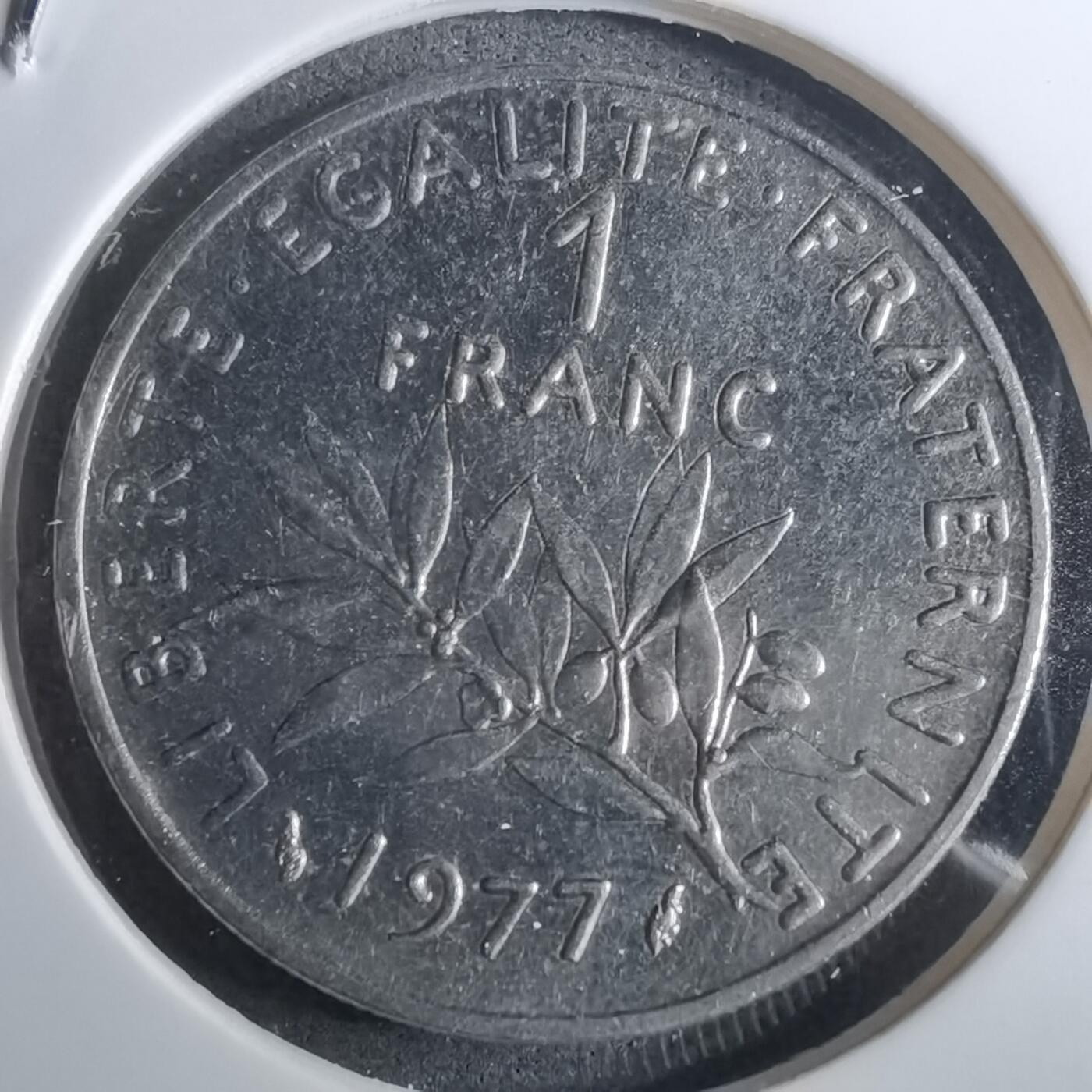 沼泽如烟--第916场 法国1977年1法郎