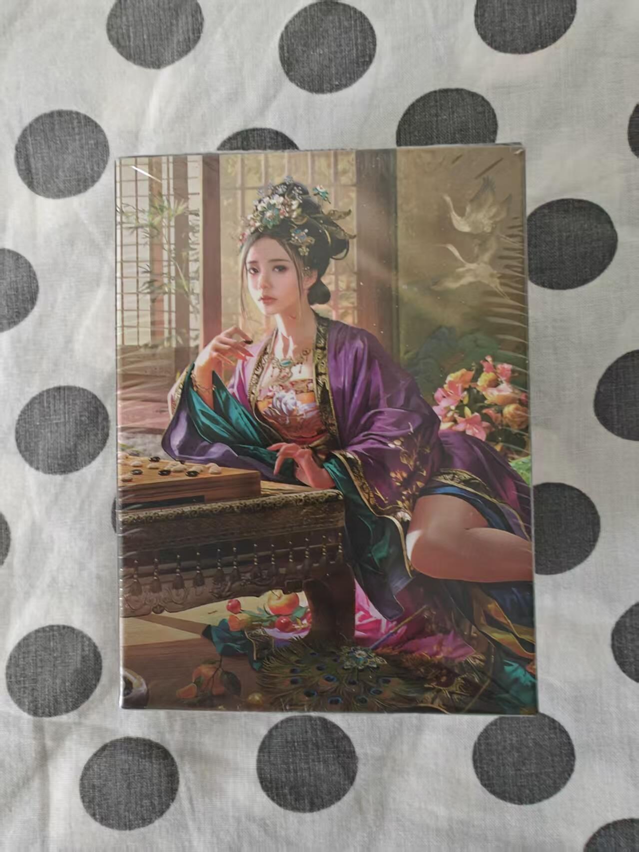 龙虎卡牌六五场 （无佣金，周六结拍，欢迎送拍） 【全新未拆】烫金磨砂普卡107张  霸业三国（高清自制 带塑封盒）