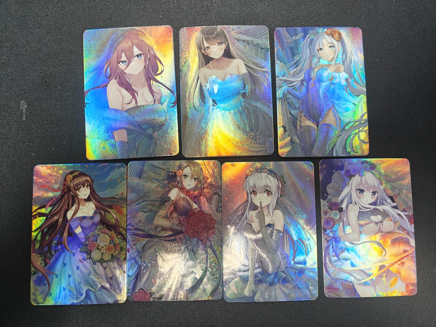 天玑星卡拍第143期《11.27周四截拍》持续收拍收评中 满赠卡需备注 动漫美女 彩闪 7张 自制卡