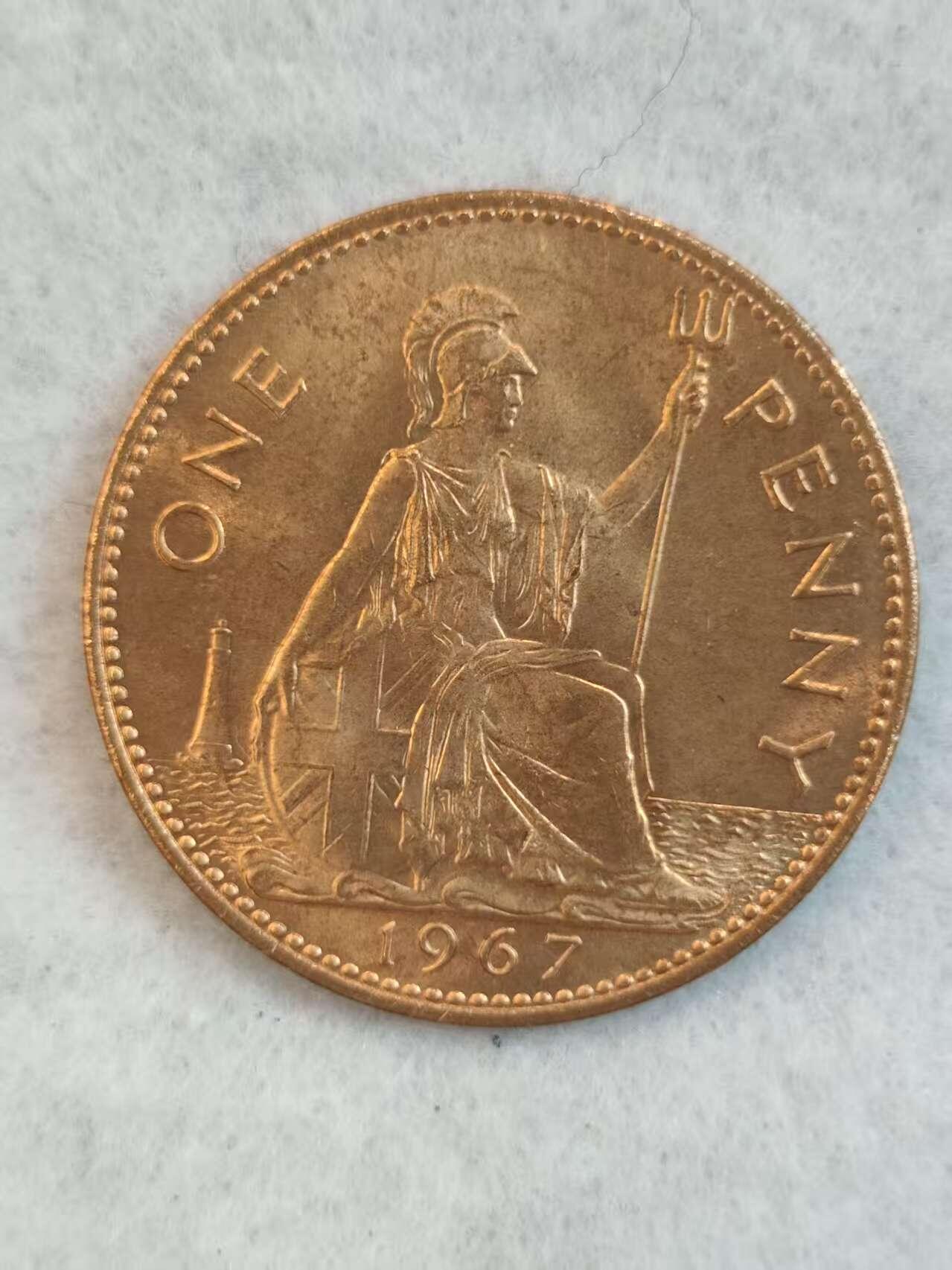 G&W世界散币，银币处理专场（第38场） 英国1967年1便士