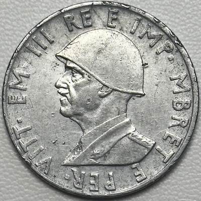 ＜小葵钱铺＞第66期·散币·银币场·满200包邮，不寄存·12月1号发货 - 〈磁性版〉意占阿尔巴尼亚1941年维克托·伊曼纽尔三世0.5列克硬币