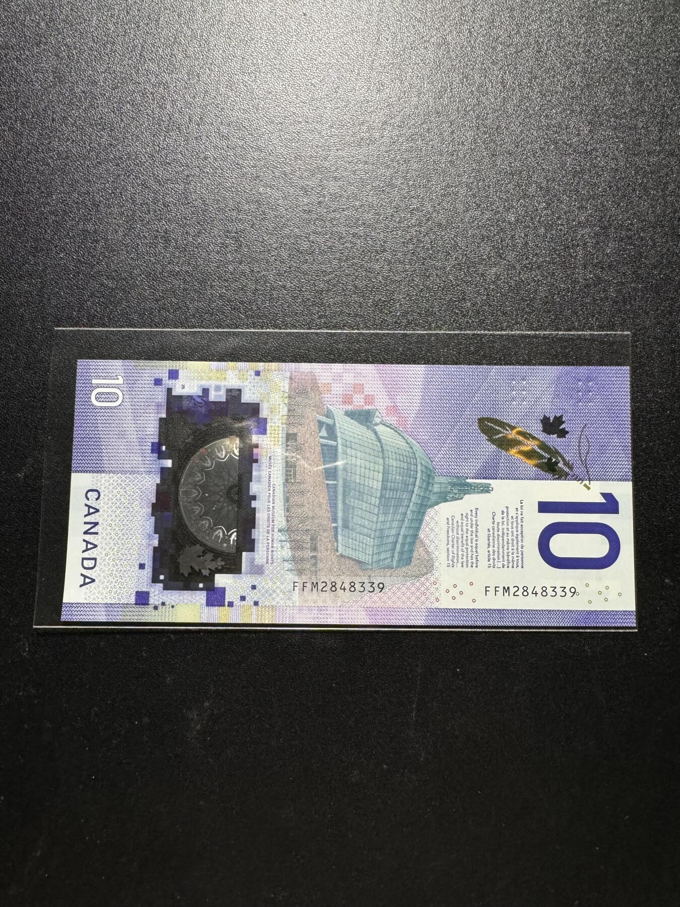 外币出坑 加拿大10元【2848339】