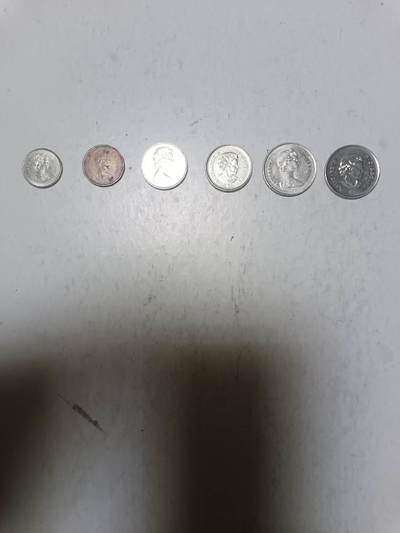 【20251203】非全新纸币第309场 - 加拿大6枚硬币各位不同版本