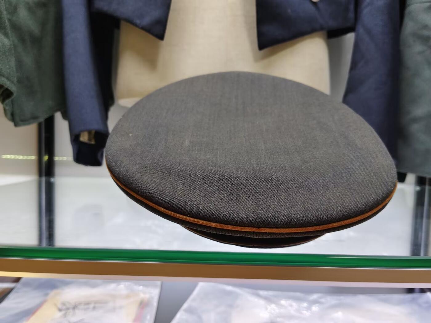 ww2，德三空军信息情报士官大檐帽，偏向早期，制作风格扁扁的别有风味59大头围