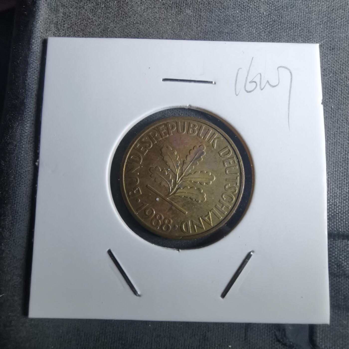 沼泽如烟--第916场 德国1988年10芬尼