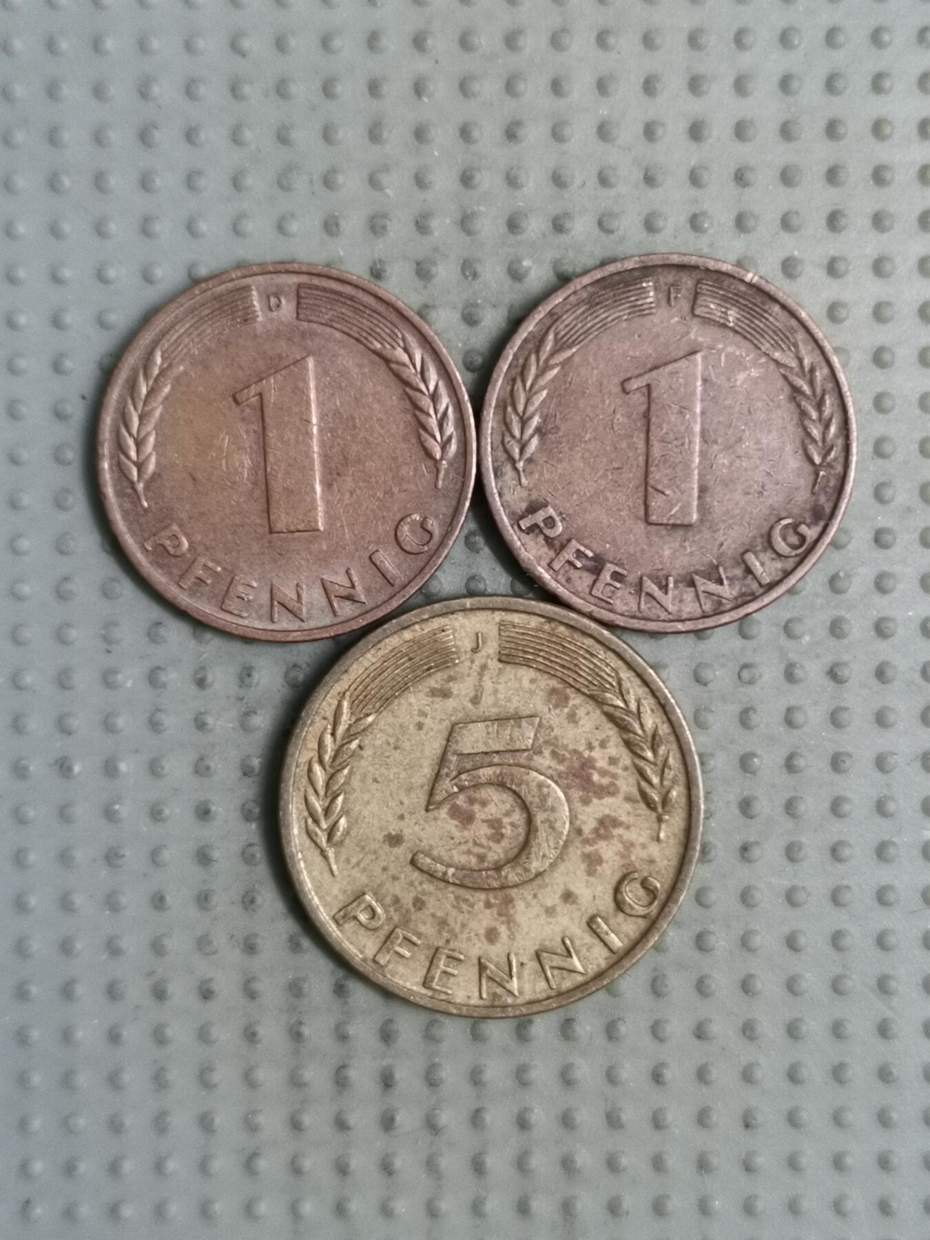 2025年第125场各国散币拍卖（总第125场） 德国1950年3枚