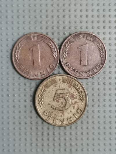 2025年第125场各国散币拍卖（总第125场） - 德国1950年3枚