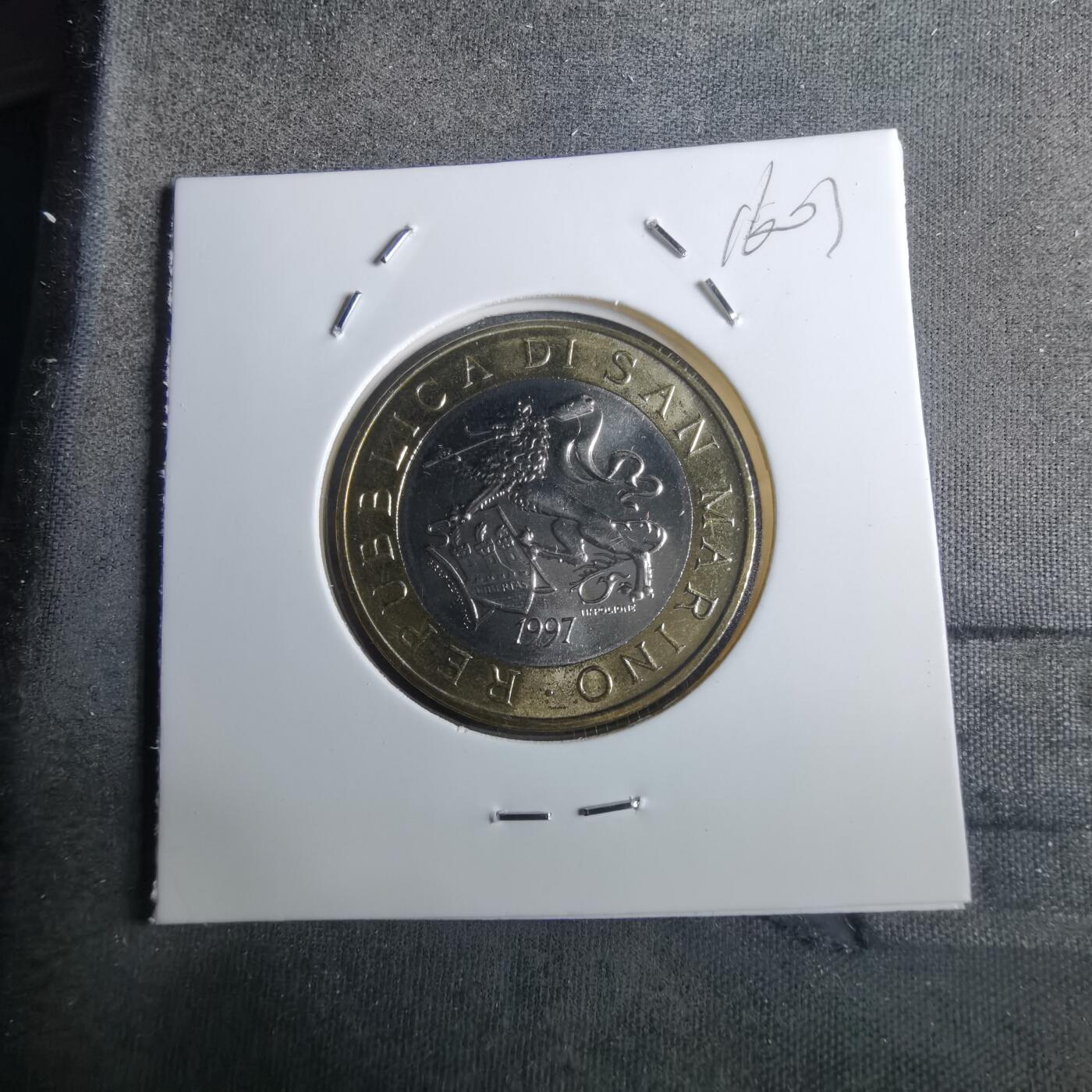 沼泽如烟--第916场 圣马力诺1997年1000里拉