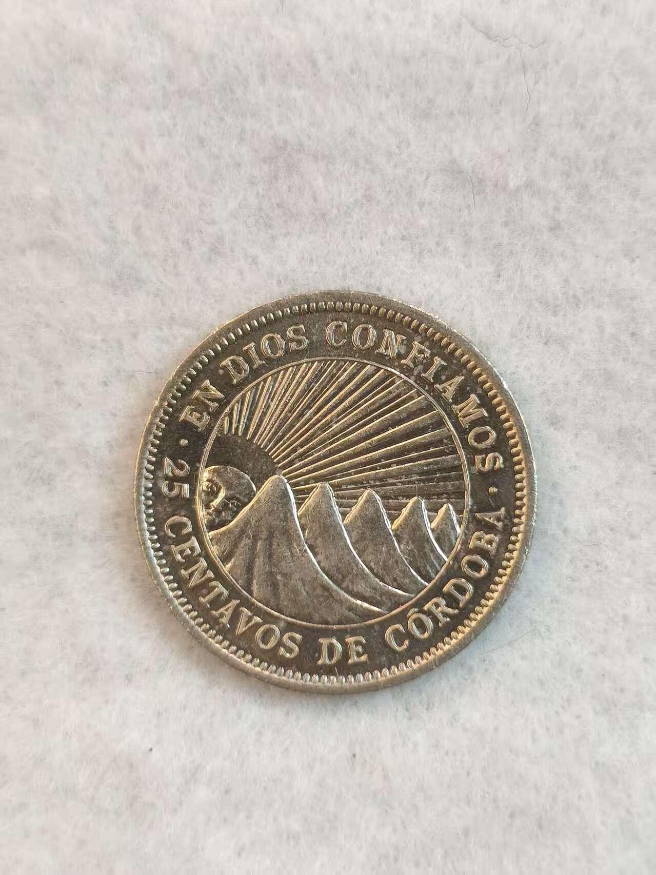 G&W世界散币，银币处理专场（第38场） 尼加拉瓜1974年25分