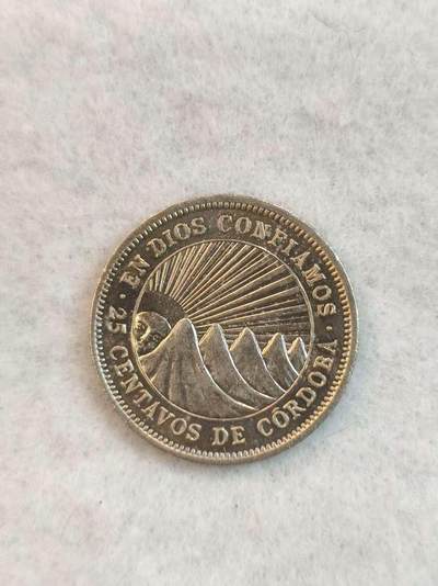 G&W世界散币，银币处理专场（第38场） - 尼加拉瓜1974年25分