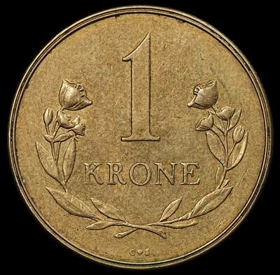 修遠堂世界钱币第九十五期 - 1957年皇家格陵兰贸易公司1克朗