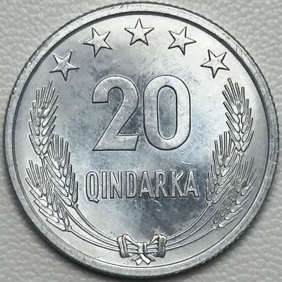 ＜小葵钱铺＞第66期·散币·银币场·满200包邮，不寄存·12月1号发货 - 阿尔巴尼亚1969年解放25周年20昆塔纪念铝币