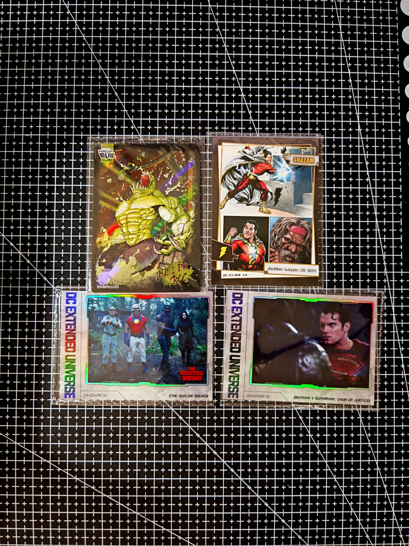 琦卡当当铺≯第23期★★回馈活动~买卖全部0佣金★★~【9点40结束】扫码加群抽[包邮券]~周六结束 卡游-正义联盟-散卡-4张