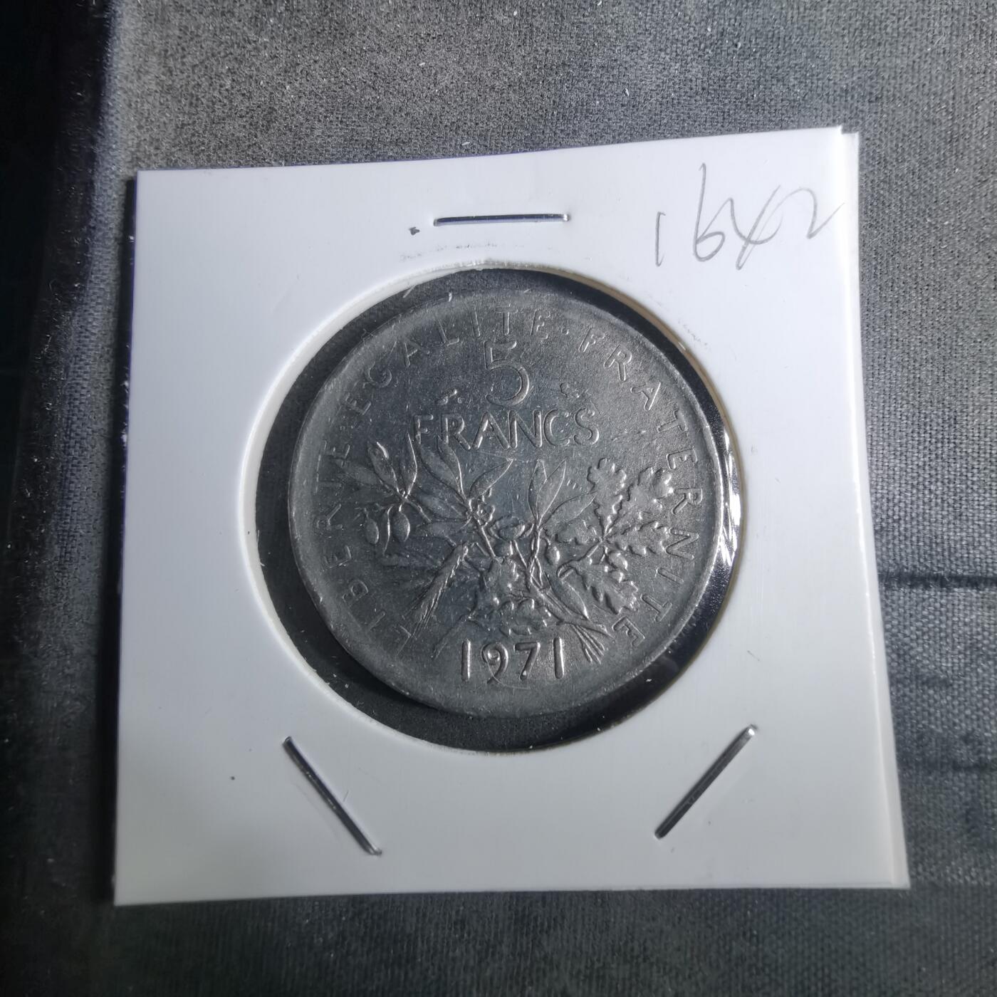 沼泽如烟--第916场 法国1971年5法郎