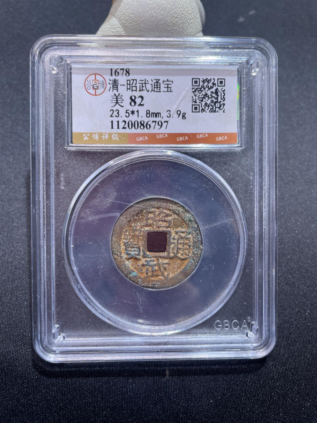 捡漏专场 清-昭武通宝