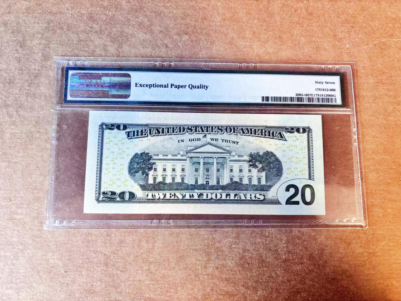 【Blue Auction】世界纸币精拍第756期——18级TOP拍卖/信誉/品质/专业/高效💫 【777豹子号 千位小号】美国 2009年20美金 PMG67EPQ