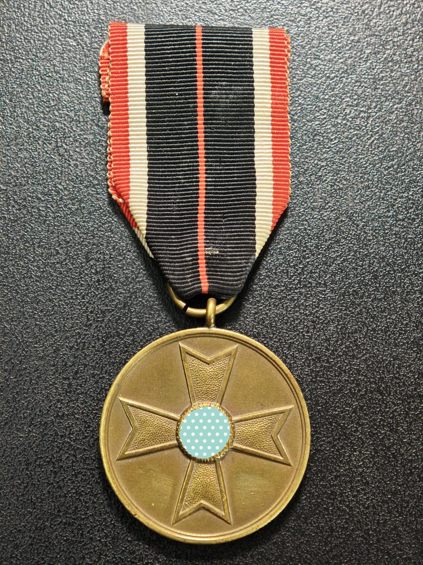 【德藏】世界币章拍卖第155期（拍品征集中~欢迎藏友联系） 1939年 德国民族社会主义工人党十字奖章 直径约：32.6mm/仅章；重约：15.8g（原图请联系客服）