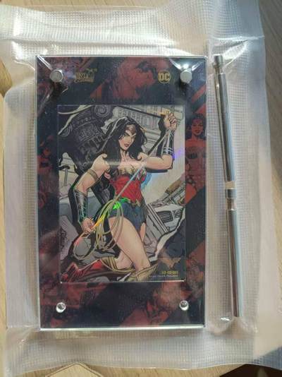 龙虎卡牌六五场 （无佣金，周六结拍，欢迎送拍） - 卡游K9博物馆 神奇女侠（限编1666 可换绑)