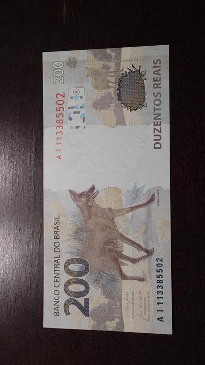世界钱币～微拍第217期暨2025年第57期  近日新到货品少量 以及老库存一些 - 2020年巴西200雷亚尔全新绝品无47尾号502