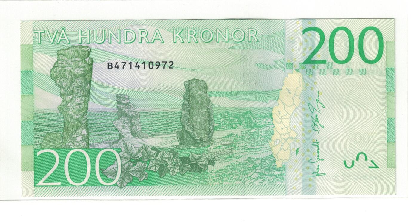 《艾美收藏》第222期-11.30周日外币畅拍 瑞典2015年200克朗UNC尾72 导演英格玛·柏格曼