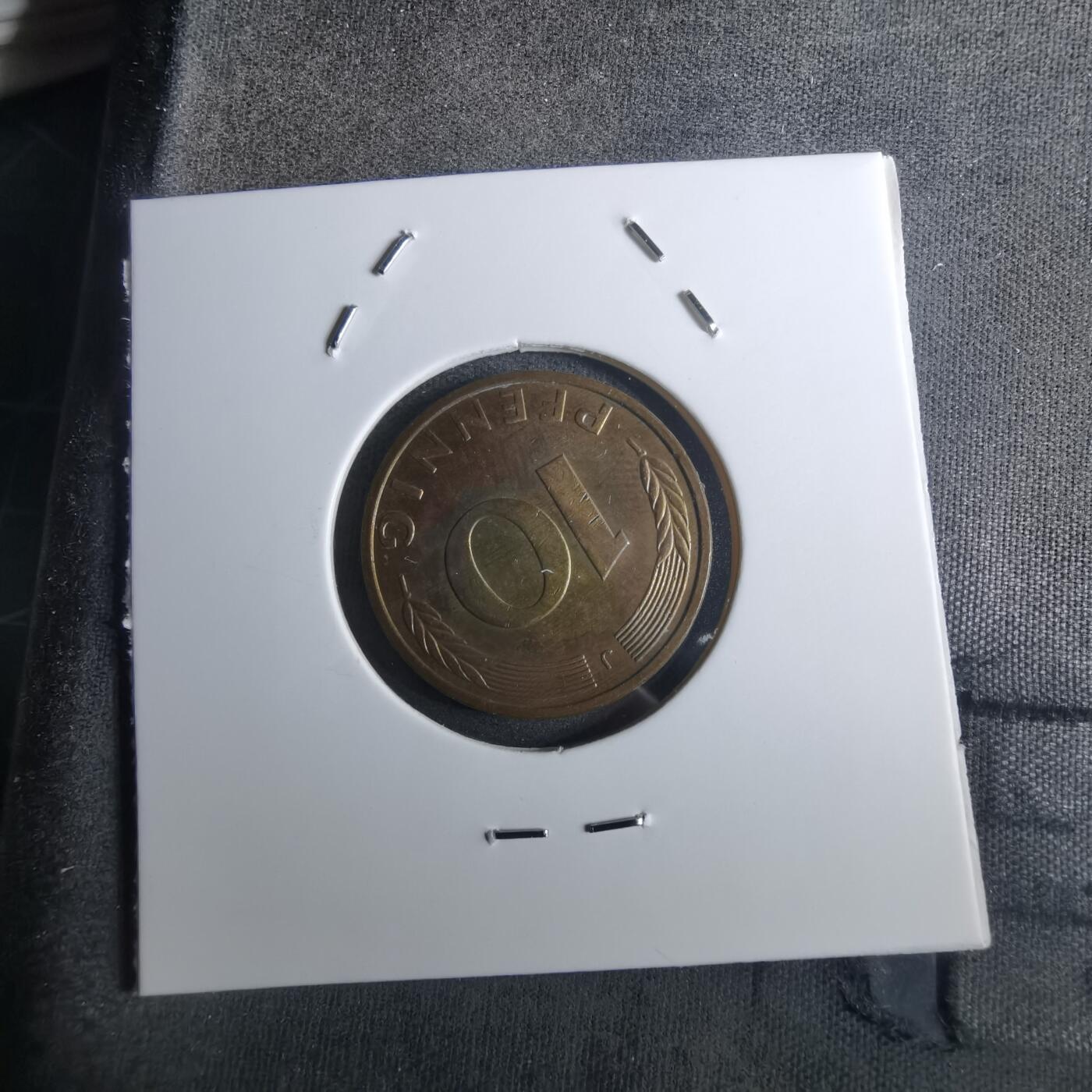 沼泽如烟--第916场 德国1988年10芬尼