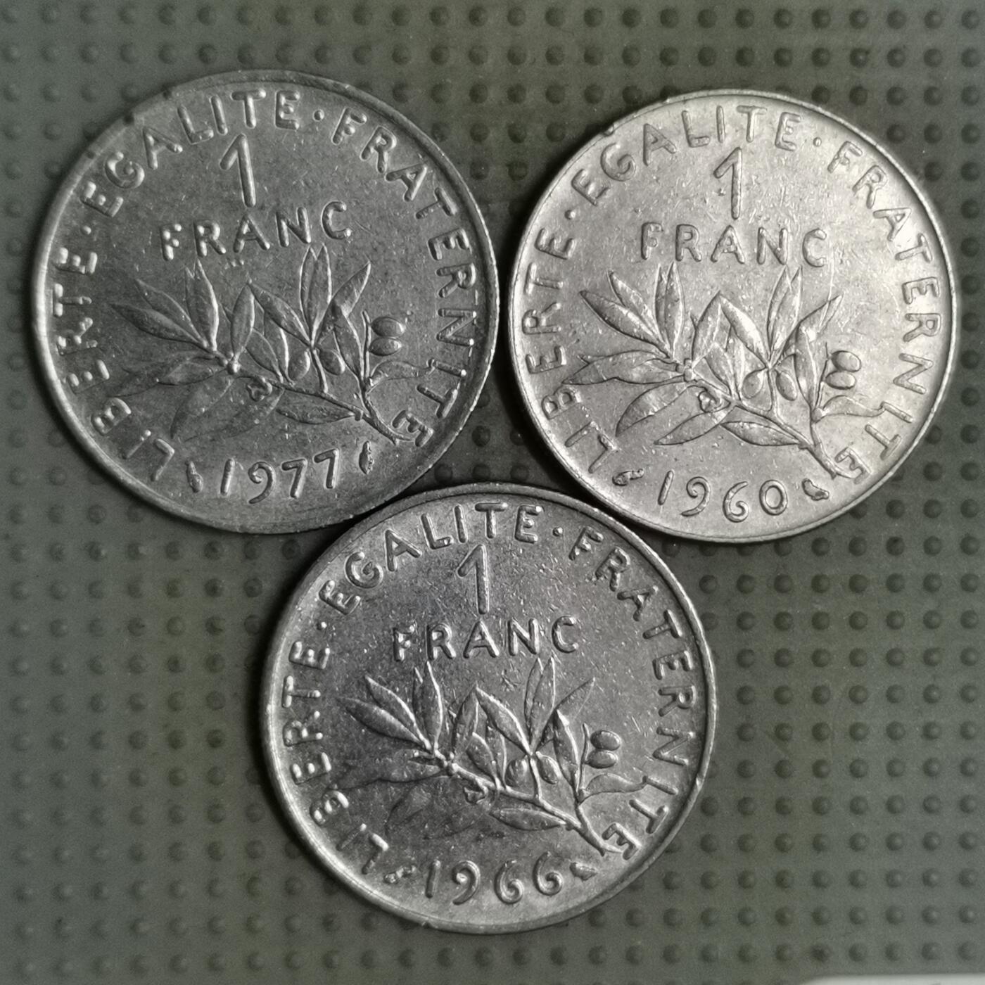 2025年第125场各国散币拍卖（总第125场） 法国1法郎3枚