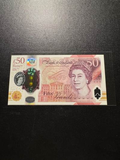 外币出坑 - 英镑G序列50【AD64 227988】