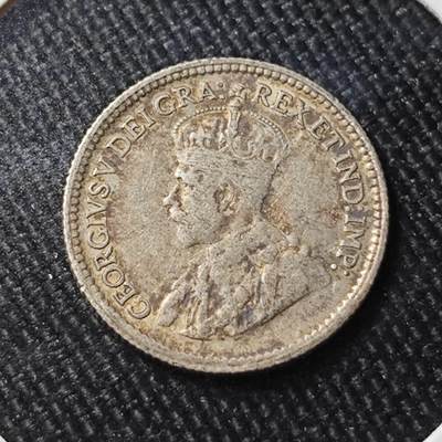 KK钱币收藏小铺 （套币 好品/批量散币 银币）专场  2月预留时间 周末发货 -  1920英属加拿大5分银币